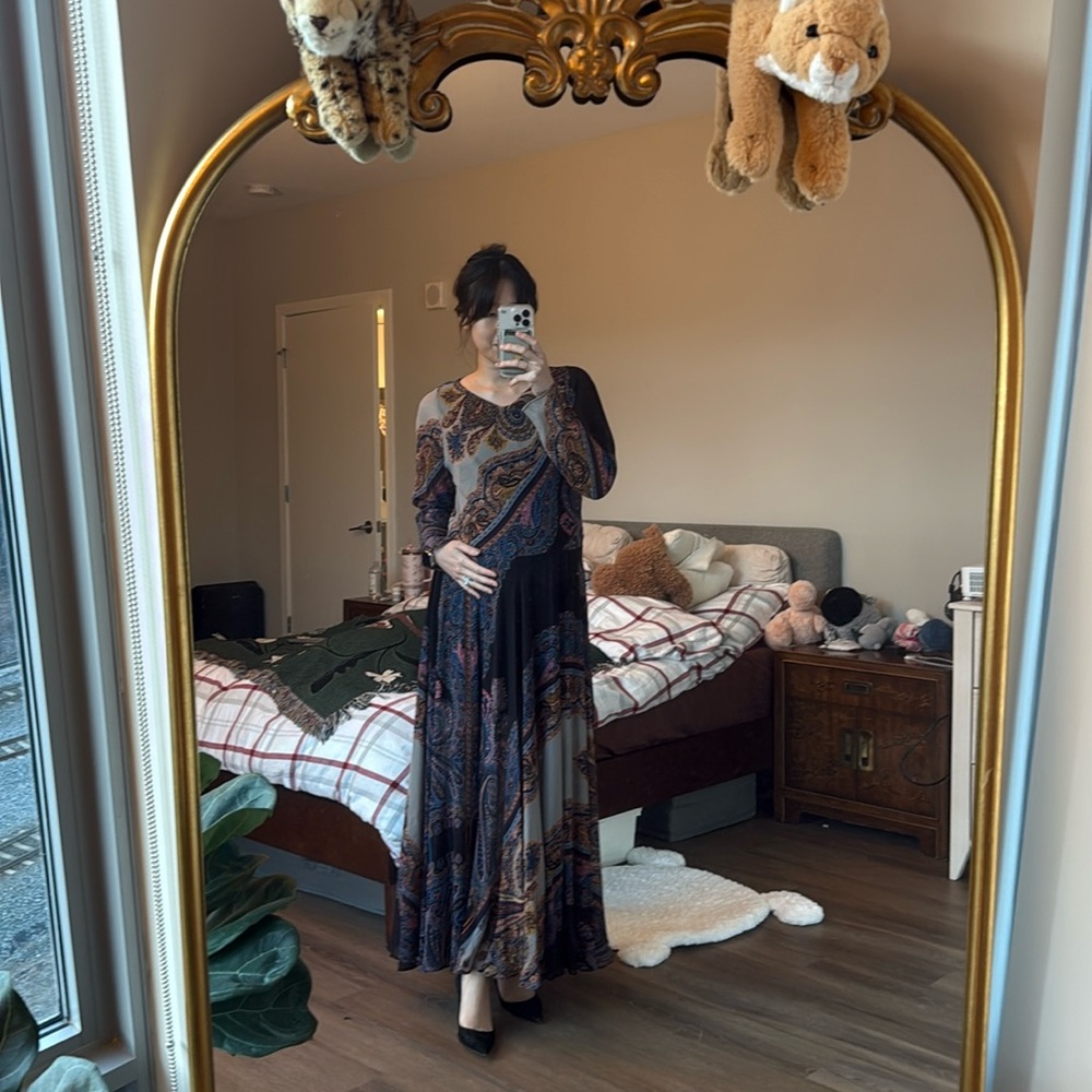 Excellent condition Etro silk paisley print maxi gown - Picture 4 of 11